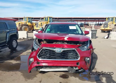 2020 Toyota Highlander Hybrid Limited from USA, damaged, VIN 5TDYARAH4LS001047